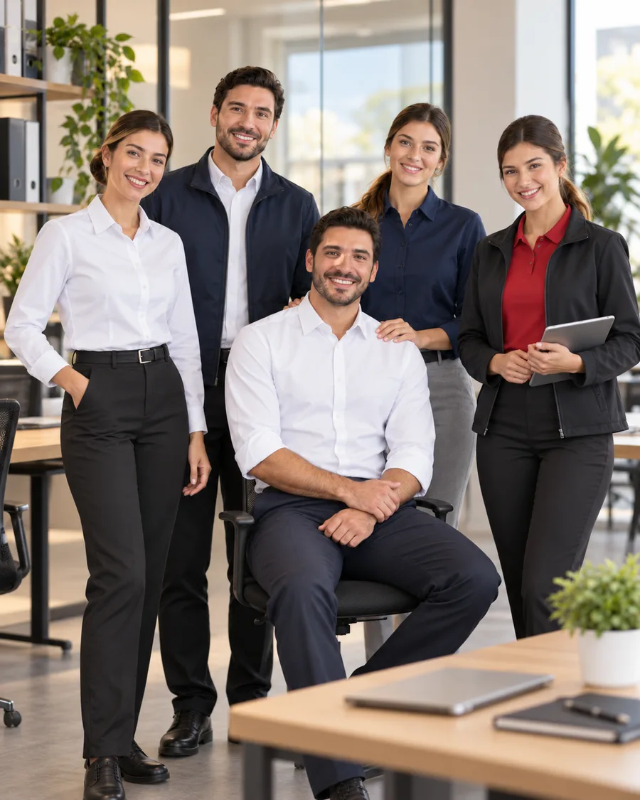 Oficinas y corporativos: prendas para personalizar