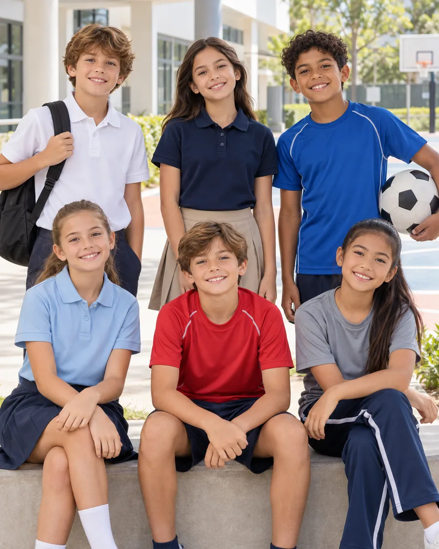 Escuelas y deportivos: prendas para personalizar